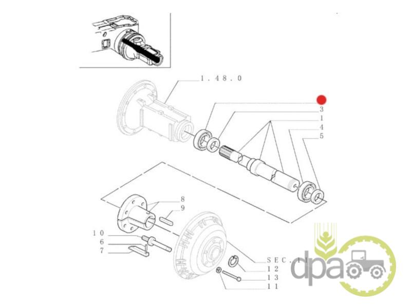 Simering planetara spate Ford 5162403