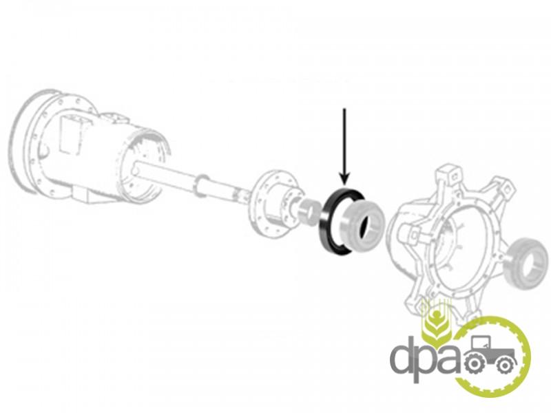 Simering roata fata Massey Ferguson 3015547