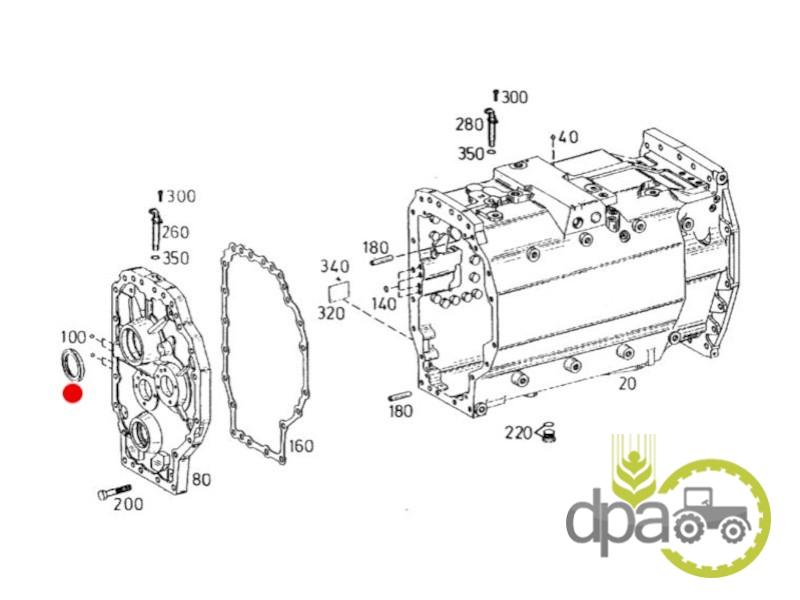 Simering transmisie Valmet F824.100.050.050