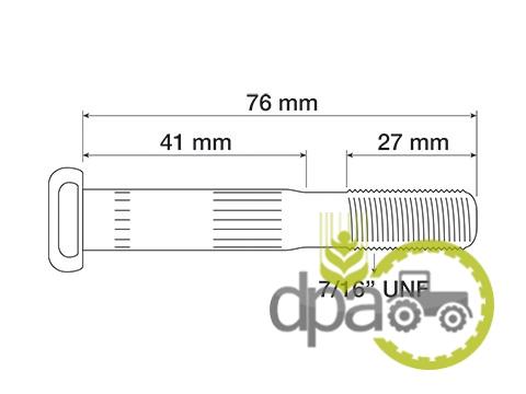 Surub biela New Holland C5NE6214A
