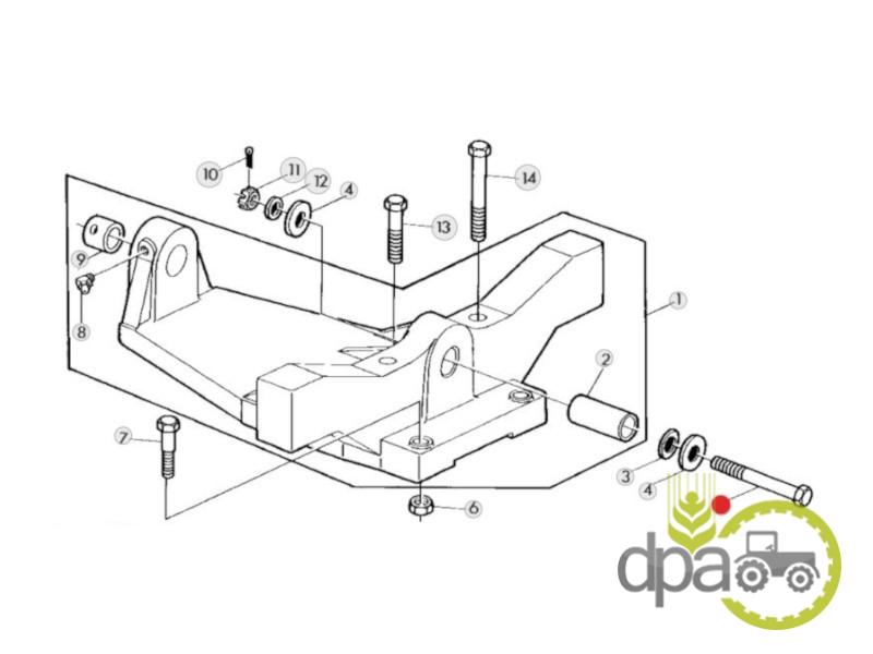Surub punte fata john deere L59919
