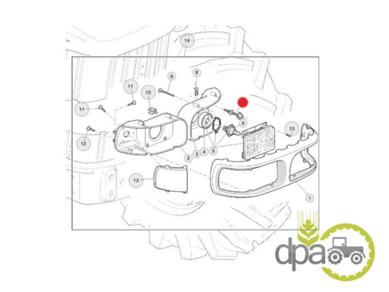 Surub reglare far John Deere AZ47904