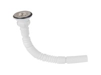 SIFON FLEXIBIL CU VENTIL