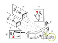 BEC LAMPA SEMNALIZARE john deere