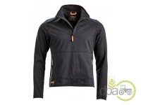 BLUZA POLAR BARBATI CU FERMOAR SCURT ANTRACIT L 52-54