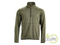 BLUZA POLAR BARBATI CU FERMOAR SCURT VERDE XL 56