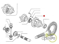 CARCASA DIFERENTIAL SPATE Fiat