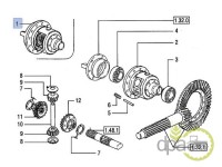 CARCASA DIFERENTIAL SPATE New Holland