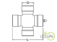 CRUCE CARDAN 30.2X82