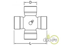 CRUCE CARDAN 32X95.6