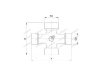 CRUCE CARDAN 36X89/32X106