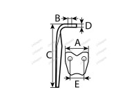 DINTE GRAPA ROTATIVA STANGA