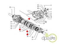 DISC FRICTIUNE AMBREIAJ PUNTE FATA Fiat