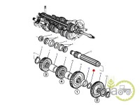 DISTANTIER PINION VITEZA 2 Massey Ferguson