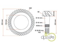 GRUP CONIC FATA 9/39 Fiat