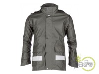 JACHETA PLOAIE CU GLUGA UNISEX VERDE XL 56