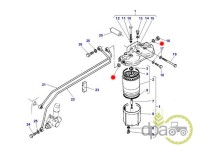 ORING BATERIE FILTRU COMBUSTIBIL Massey Ferguson