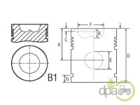 PISTON MOTOR Fiat