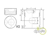 PISTON MOTOR New Holland