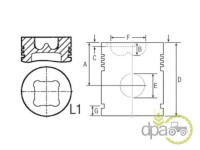 PISTON MOTOR Landini