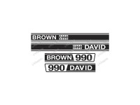 SET EMBLEME david brown