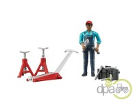 SET FIGURINA MECANIC CU ACCESORII JUCARIE