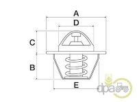 TERMOSTAT JCB