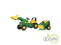 TRACTOR CU PEDALE REMORCA SI INCARCATOR JOHN DEERE